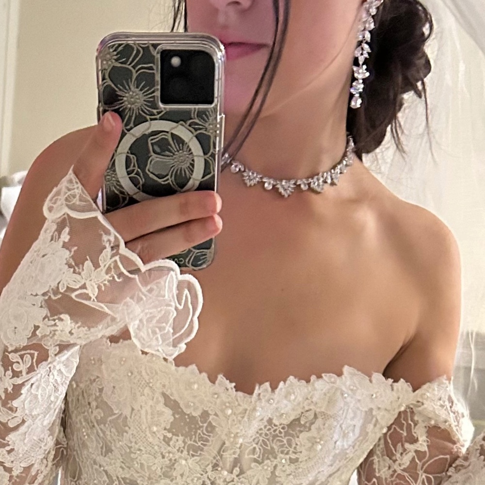 Choker Collar Necklace Cubic Zirconia